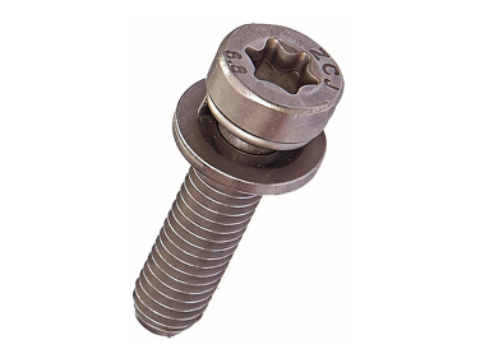 Hexalobular (Torx) Socket Pan Head Screw, Spring and Plain Washer Assemblies with Anti-Loosening 