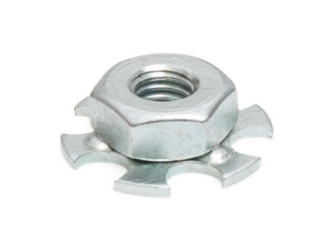 Adhesive-mount Nut